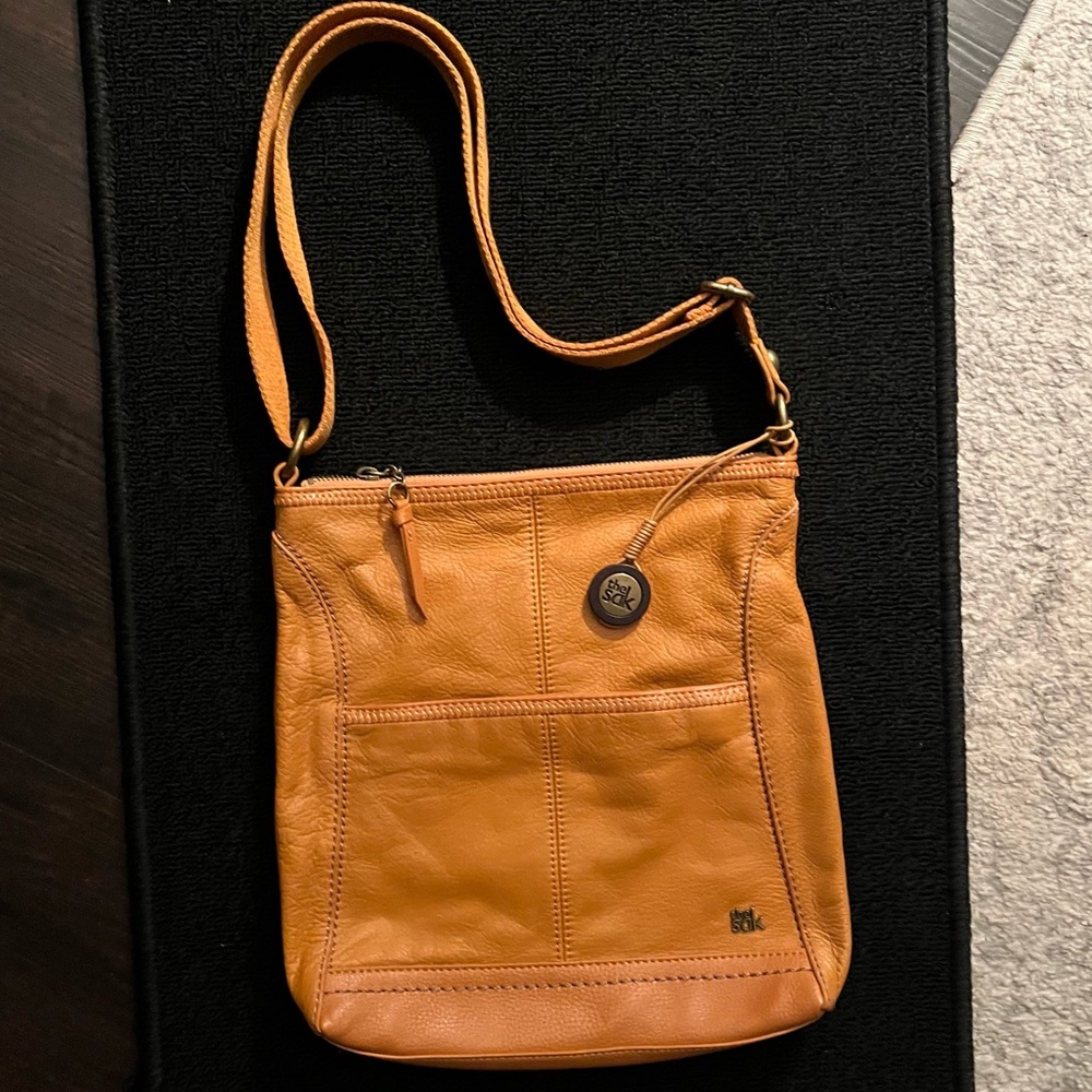 Vintage Leather Crossbody Bag